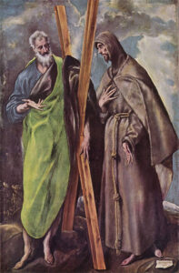 Эль Греко. Апостол Андрей и св. Франциск (1590-1595)